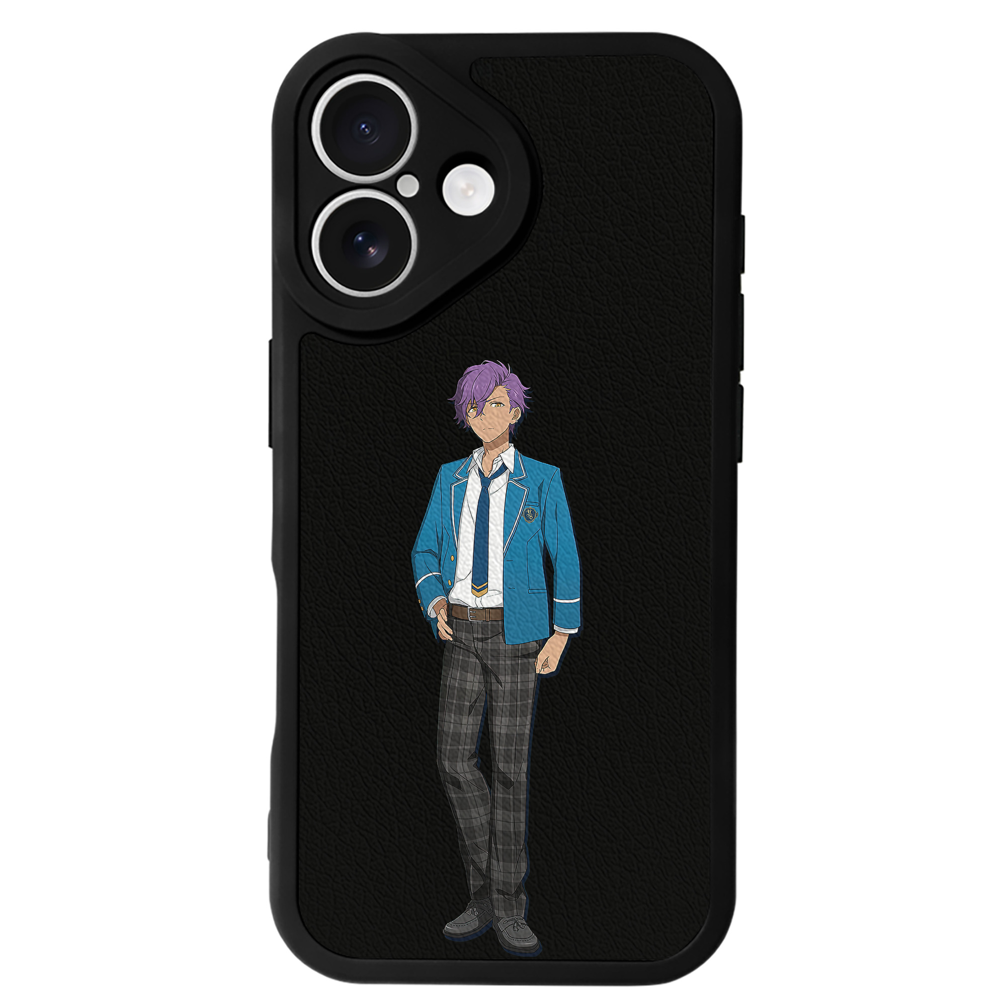 （画像用） あんさんぶるスターズ! Ensemble Stars 【iPhone 16シリーズ対応】シリコンスマホケース（レザー調） 材質：シリコン